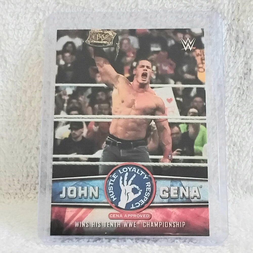 3/$25 Mint 2017 Topps Heritage John Cena WWE Card 27 of 40!!